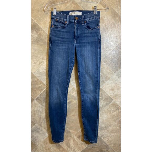 AYR The Chiller Skinny Jeans Women's 25 Skinny Stretch‎ Mid‑Rise Blue Denim Dark - Picture 2 of 13